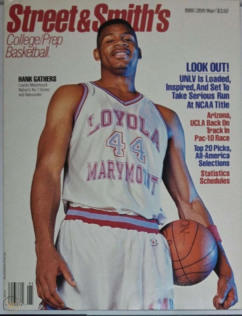 Hank Gathers the nations number one scorer and rebounder