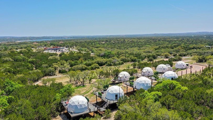 ThomasATXCo's tweet photo. #yurtlife life? 
•
#austin #atx #yurt #yurttexas #camping #glamping #texascamping #laketravis #lakelife #rentme #rent #dome #camp #lagovista https://t.co/cEimj4bND7