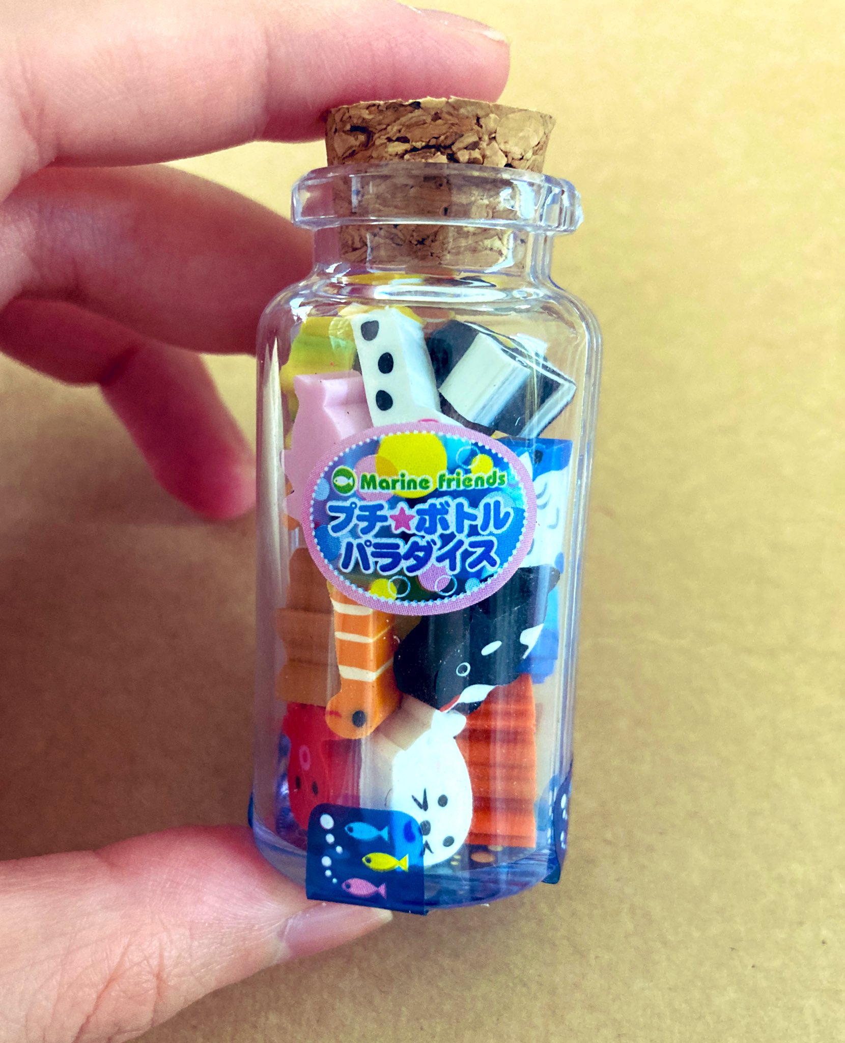消しゴムはんこNo.158  ちびくまとちびうさとラムネ 消しゴムはんこNo.158 ちびくまとちびうさとラムネ