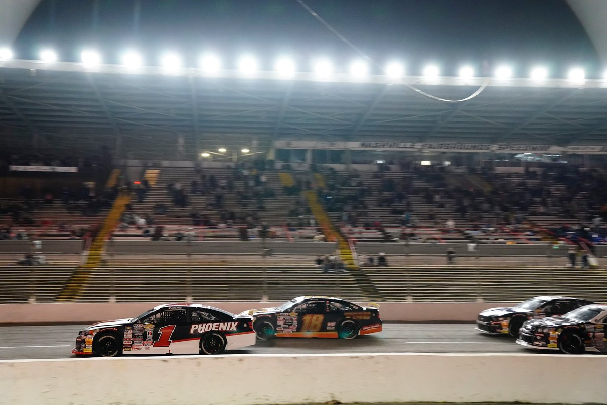 Phoenix51Racing's tweet photo. The 1 car in P1 for the opening 40 plus laps of tonight’s @ARCA_Racing Music City 200 at Nashville @RaceFairgrounds. https://t.co/ZrojAfXTFi