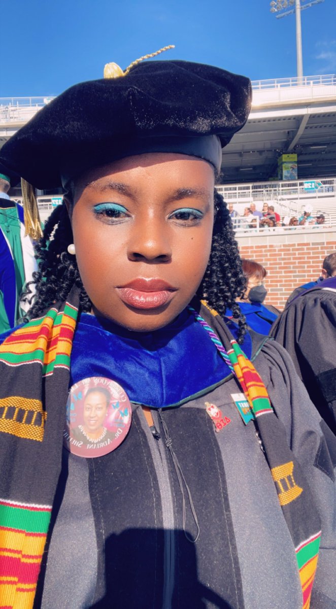DrTiffanyHolli1's tweet photo. This morning began with being recognized this morning at commencement for winning the Provost’s Faculty Innovation and Excellence Graduate Teaching Excellence Award. #ccu #chantsup #facultyexcellence #graduatestudentsuccess https://t.co/50fs37ufj7