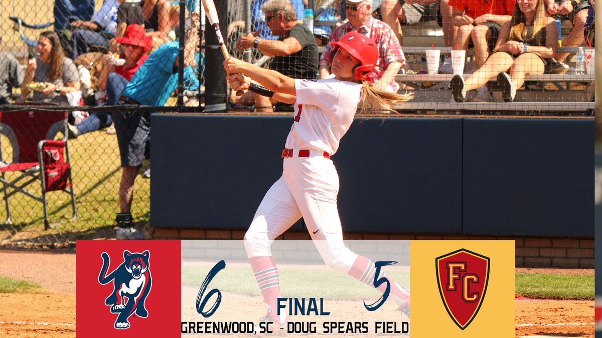 It's a Cougar walkoff!!! <a href="/caitlyncanady/">cait🌸💛💕</a> sends CSU into the <a href="/PeachBelt/">Peach Belt</a> Tournament semifinals! Cougars will take on Lander at 12:30 on Sunday!