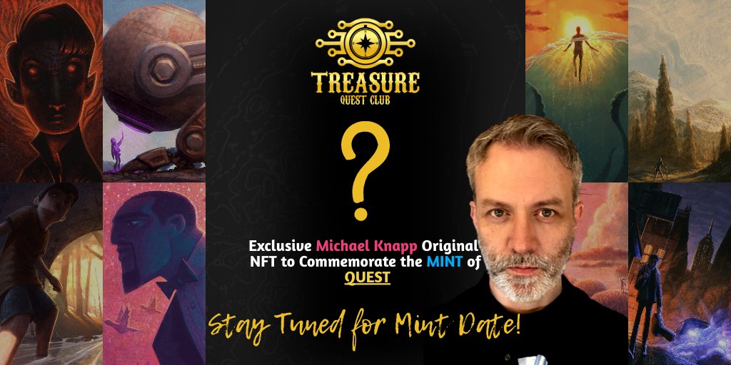QuestClubNFT's tweet photo. See what masterpiece @MichaelKnappArt made for Treasure Quest Club
✔️Follow
@QuestClubNFT
✔️RT & ❤️
✔️TAG 3 FRIENDS
✔️Join discord: https://t.co/zMpIJRw6XV
#NFTCommunity #NFT #NFTGiveaway #nfts #NFTdrop #NFTProjects #TREASURE #michaelknapp #Art #DigitalArt #TQC https://t.co/1cglk94TXB