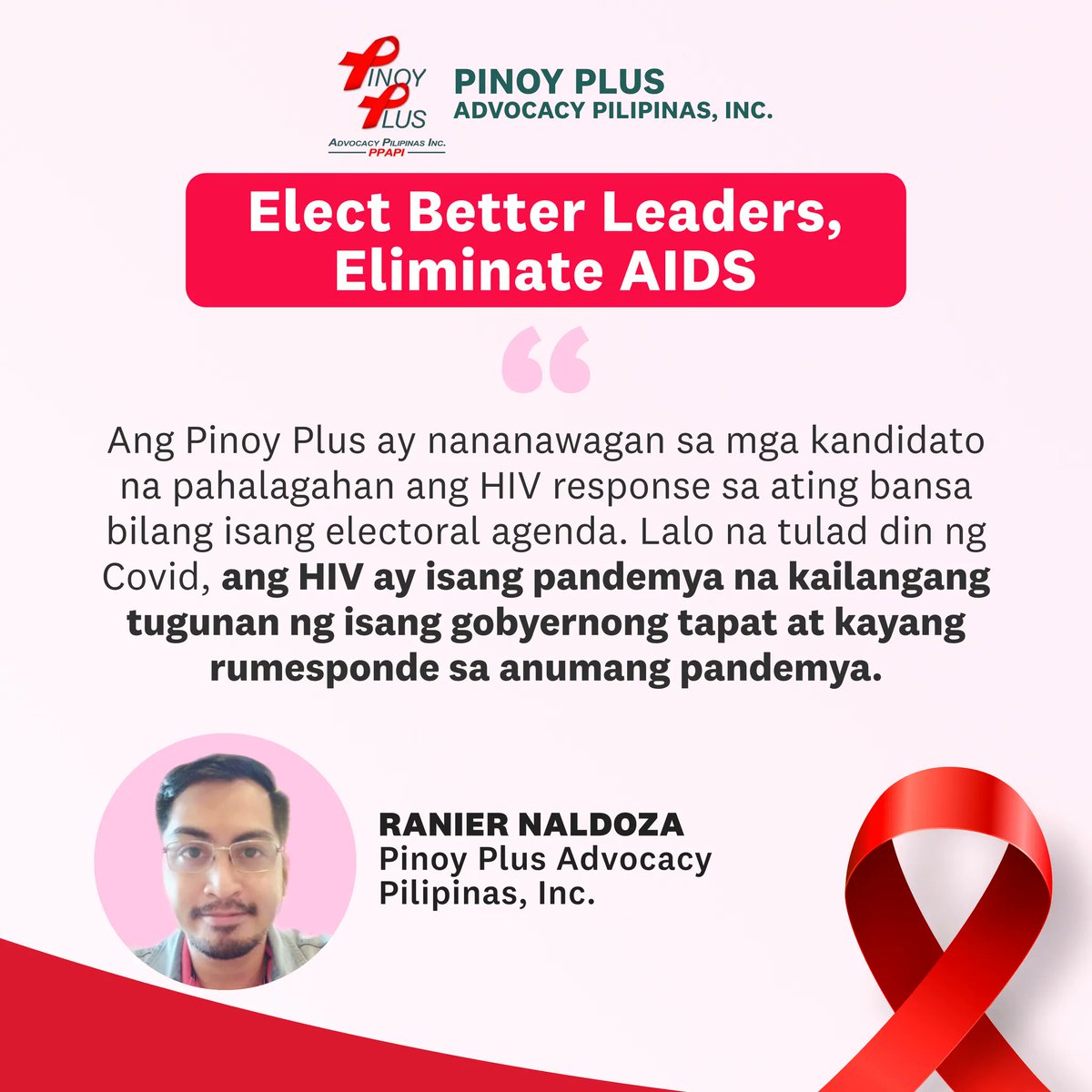 reigngwapito's tweet photo. Quotable quotes from the community reps during the
Pinoy Plus' Media Forum,
4 May 2022.
@renierbona
@tlfshareph
@edellsolis
@PANTAYPilipinas
@raniernaldoza
PPAPI @PLHIVResponse
#IACM2022
#ElectBetterLeaders
#EliminateAIDS
#PINOYPLUS
#PANTAY
#APWAI
#TLFSHARE
#PLHIVDiaries
#HIVPH https://t.co/vsHV0GK5Pg