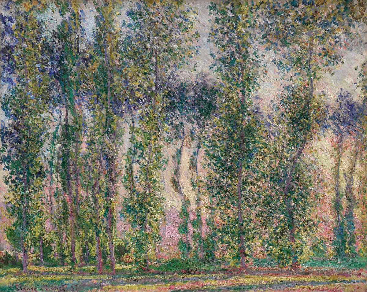 allontanarsio's tweet photo. Poplars at Giverny by Claude Monet https://t.co/ueaHSLOi2Y