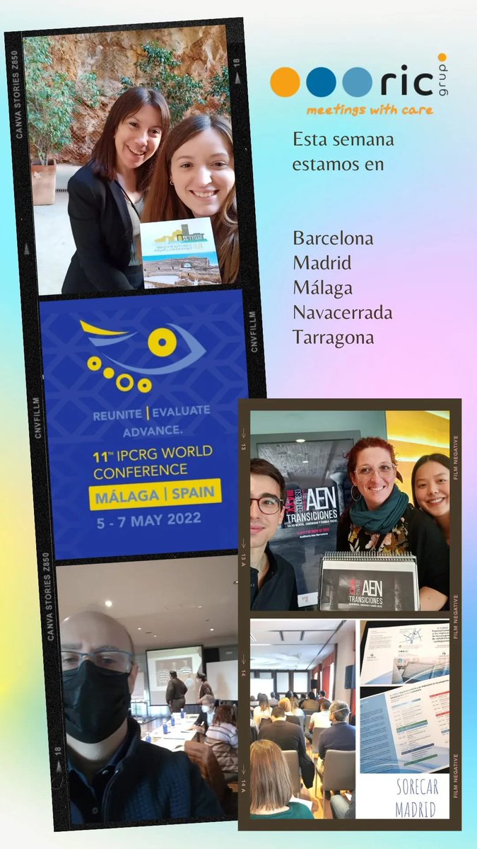grupric's tweet photo. Una semana muy a tope  para @grupric! Hemos tenido eventos en #Barcelona #Madrid #Málaga #Navacerrada #Tarragona .
Gracias a #Sedyt @SORECAR_es @SociedadGRAP #AEN y #Afes @AlexionPharma por confiar en nosotros una ves más!
#eventspro #congresos #opc #pco https://t.co/t2LD79juVu