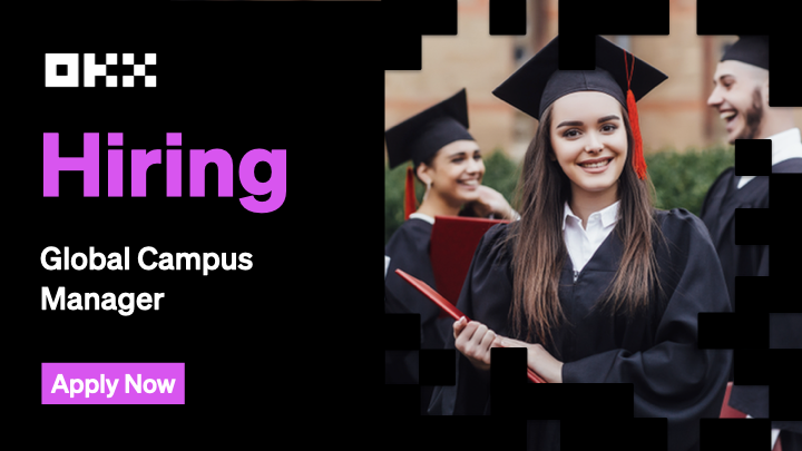 #OKX is #hiring: Calling for Campus Recruitment Expert 📣

🏫 We are looking for an experienced and strategic Campus Recruitment senior member to join our Global Recruitment Team in OKX!

Learn more &amp; apply here ▶️ lnkd.in/gShcS3az
