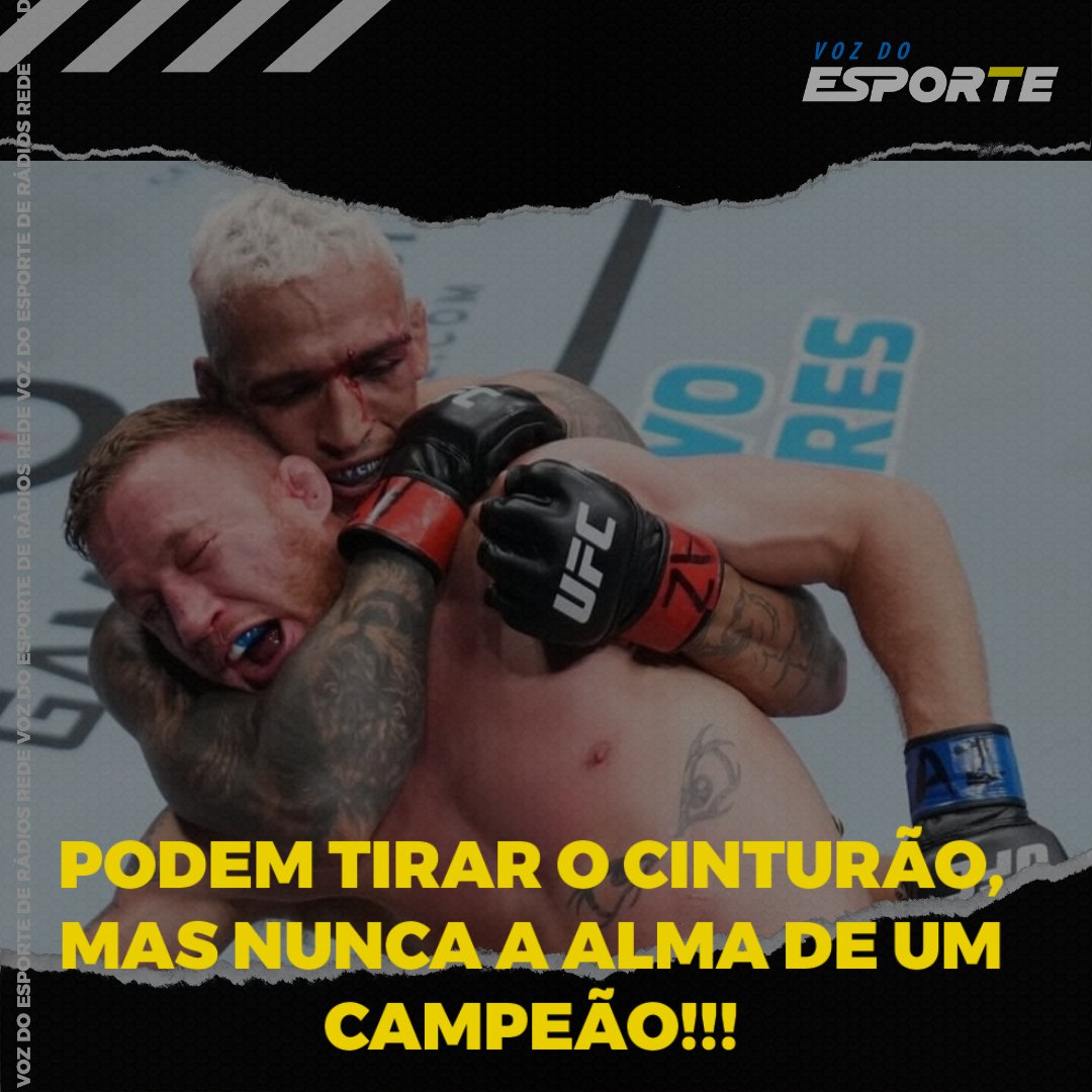 É Dana White pode tirar o cinturão do Charles do Bronxs, mas quem é campeão  é campeão!!!
PS chupa Drake!! pic.x.com/4XQi9tzlXJ