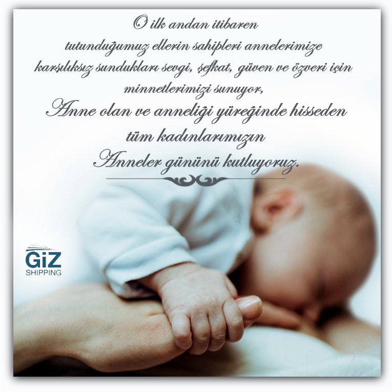 Anne olan ve anneliği yüreğinde hisseden tüm kadınlarımızın anneler gününü kutluyoruz. #annelergunu #annelergünükutluolsun #motherday #keepcalmandmominateus #fromtheblackseaallaroundtheworld #gizshippingagency #shipping #Transportation #shippingworlwide #shippingagency