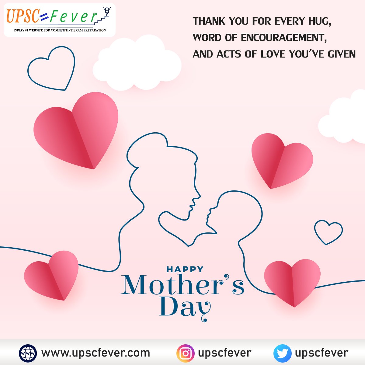 upscfever's tweet photo. Mother's day is the most amazing and beautiful day to let your #mother know that you love her!
@upscfever wishes happy #mothersday to all loving, caring #mothers!
🌐: https://t.co/1XCi1xQgY5
📚 Encyclopedia for all #CompetitiveExams
#UpscFever #happymothersday #mothersday2022 https://t.co/yAA2GWCHQB
