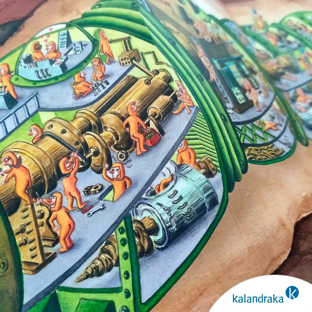 KalandrakaEdit's tweet photo. “Verme” ha llegado a las librerías. Un álbum acordeón de los autores de “Balea” ideal para estimular
la agudeza visual y la creación de historias.
📚 https://t.co/XyYd8wFEG8
#verme #librointeractivo #libroacordeón #fernándezygonzález #FedericoFernández #GermánGonzález #balea https://t.co/BCBQabnewF
