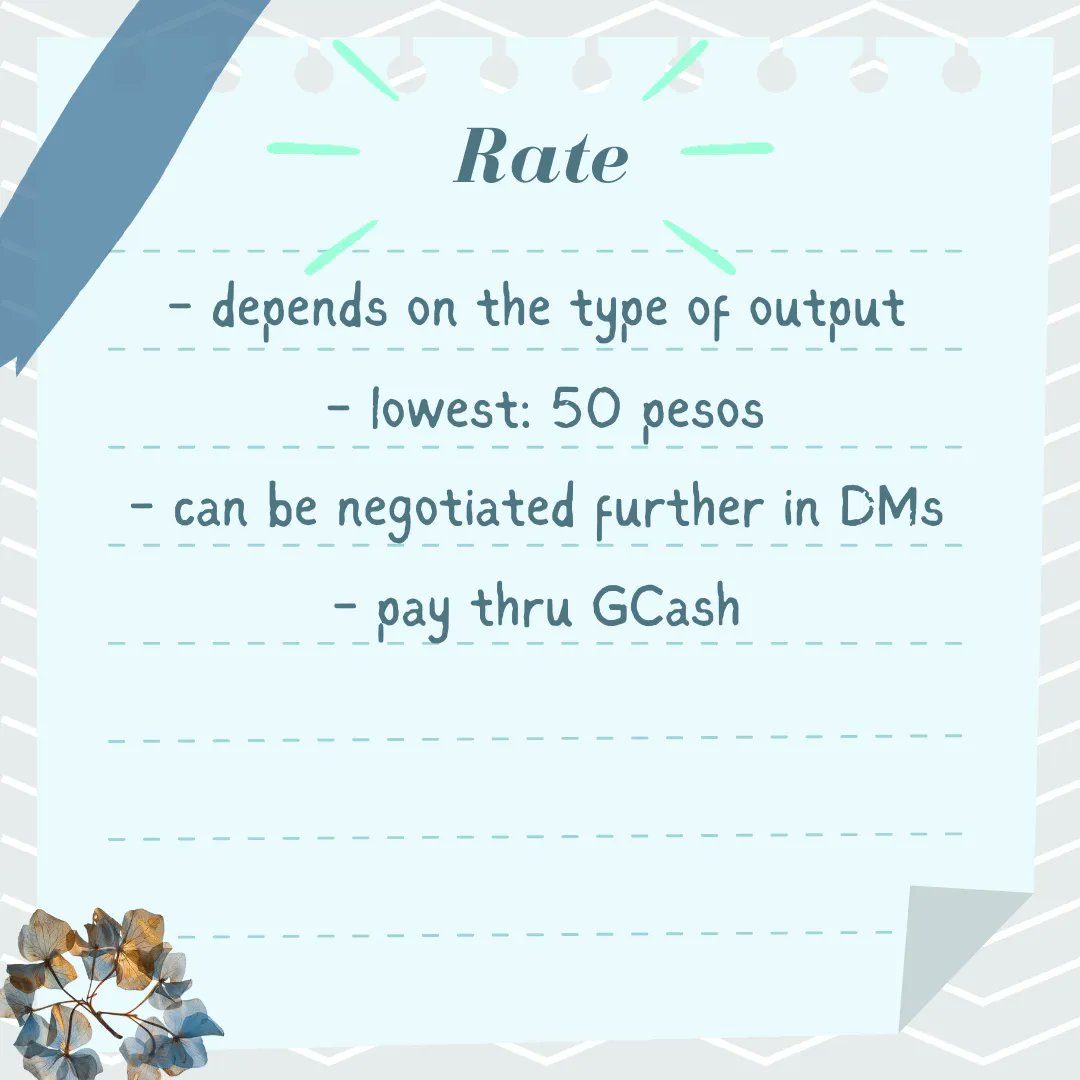 EllineCosmic's tweet photo. ACADEMIC COMMISSIONS!! 📘
- I accept elementary to senior high school clients (can not guarantee to be knowledgeable of all Grade 11 and 12 lessons)
- Added fee if rushed
- Prices can be lower or higher, depending on the work (all about negotiation)
- DM me now < 33 https://t.co/9ncevnlh7u
