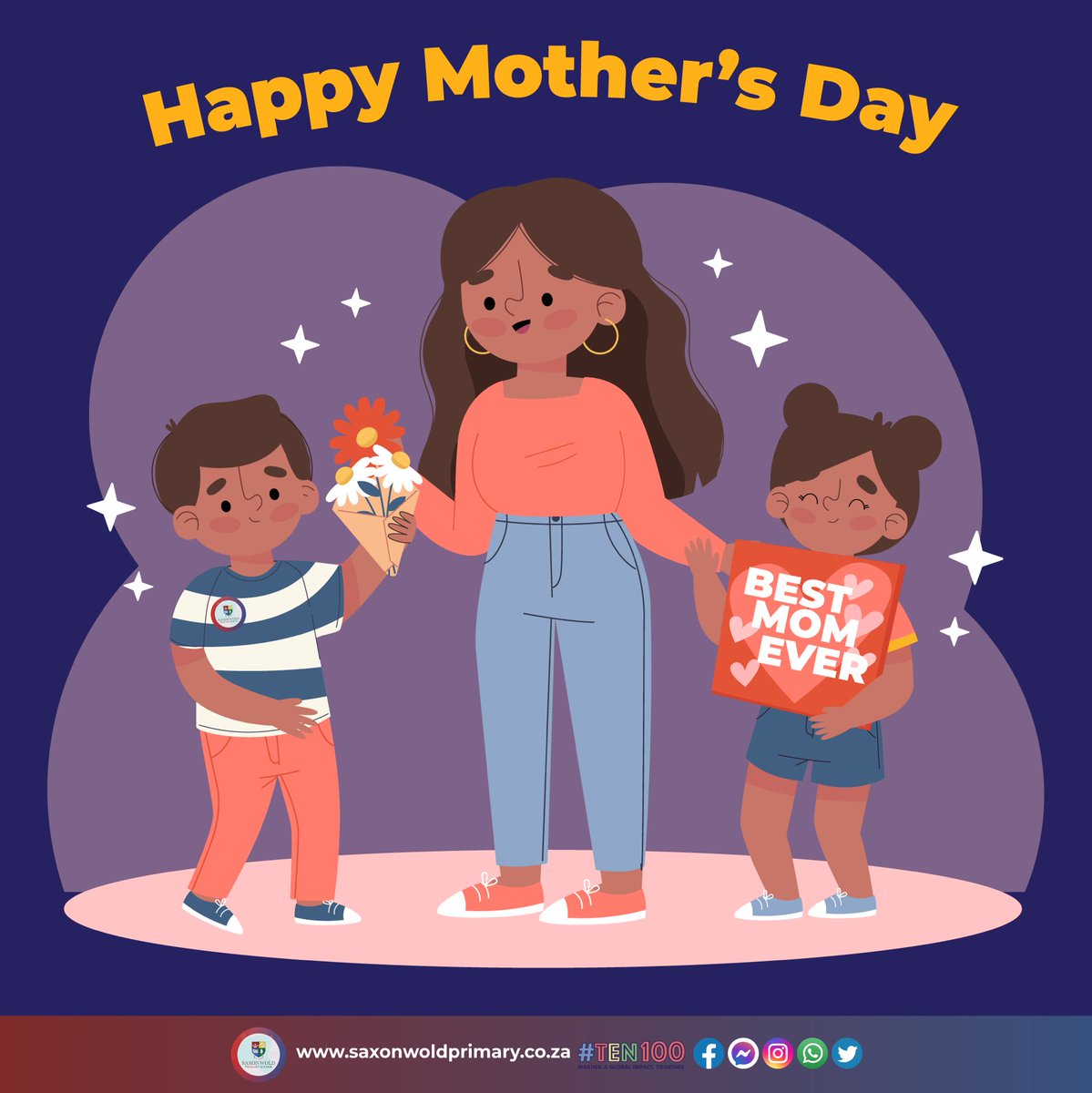 SaxonwoldSchool's tweet photo. Happy ❤️ Mother’s Day to all the 🦸🏼♀️ Superhero Moms out there! Thank you for being our anchors in this stormy sea of life. We are who we are today because of you.
#mothersday #mom #loveyourmom #weloveyoumom #monthofmoms #monthofmom #mothersday2022 https://t.co/AhMTTYfk5K