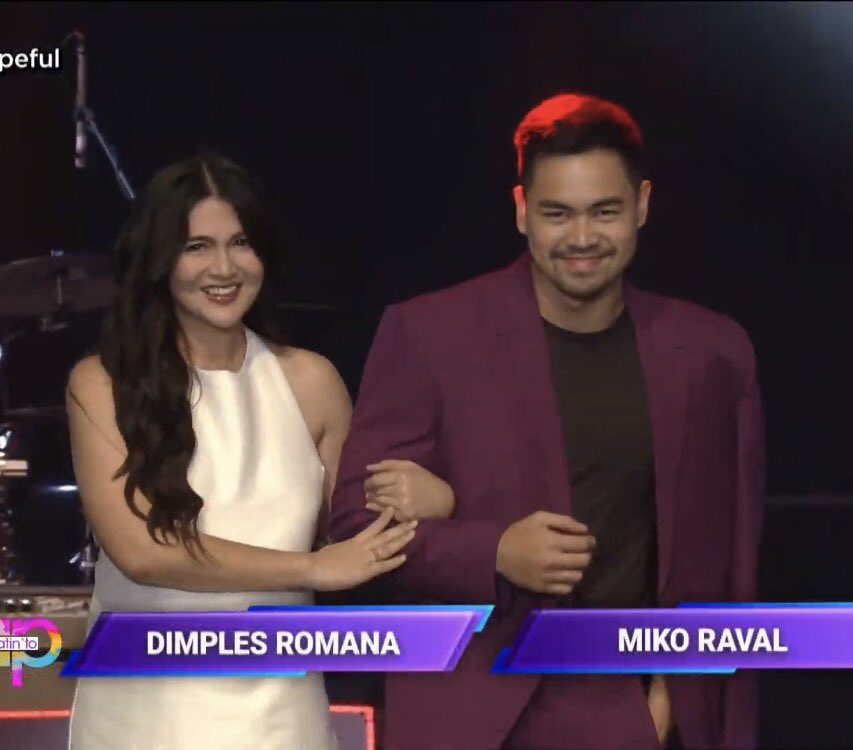 romanafied's tweet photo. ganda ganda nung romana, paps na paps naman yung raval 😭 labshoo dankay!! looking so sexy and astig for the last time @DimplesRomana @MikoRaval 💜 https://t.co/yuRALMtXfV