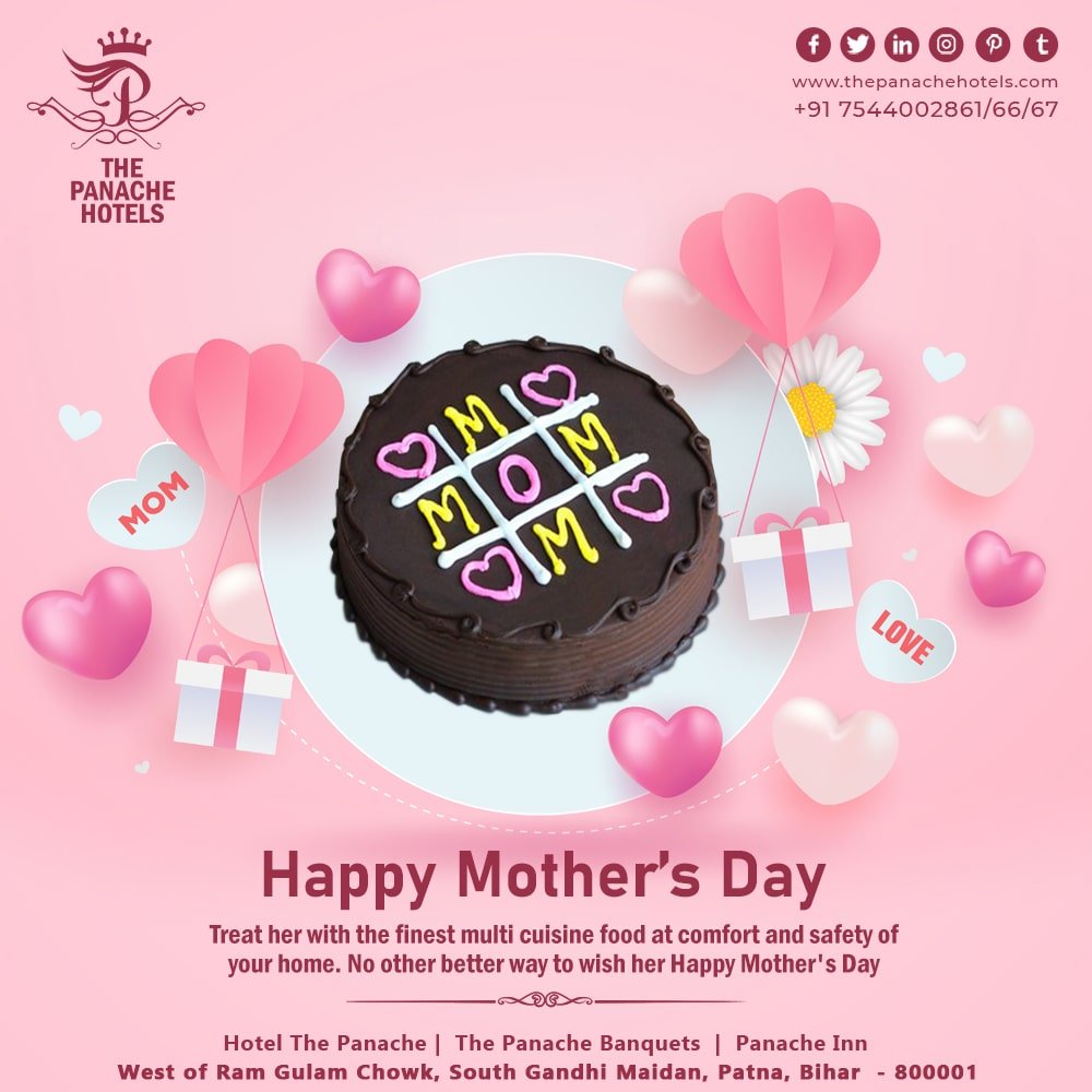 thepanachehotel's tweet photo. Treat her with the finest multi cuisine food at comfort and safety of your home. No other better way to wish her Happy Mother's Day.
#HappyMothersDay22 #mothersloveisunconditional #motherslove #mothersday #MothersDaySpecial #hotelpanache #panacheinn #panachebanquets #Patna #Bihar https://t.co/JFtmHKOvde