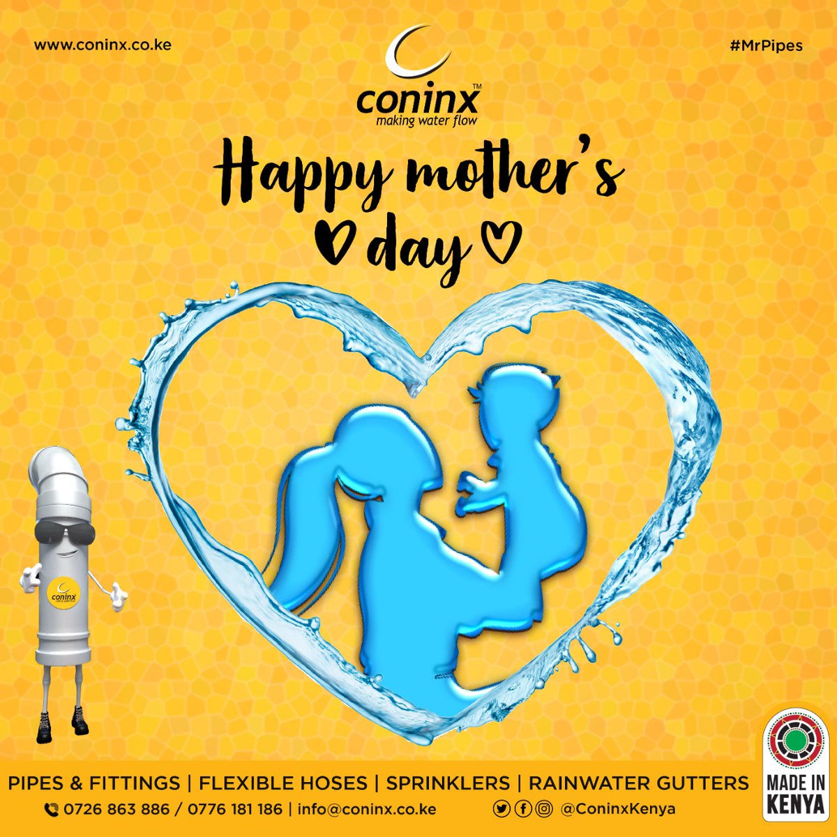 KeConinx's tweet photo. A mother is your first friend, your best friend, your forever friend.

Happy Mother's day!

#MrPipes
#MothersDay https://t.co/VT1EjwDpXm