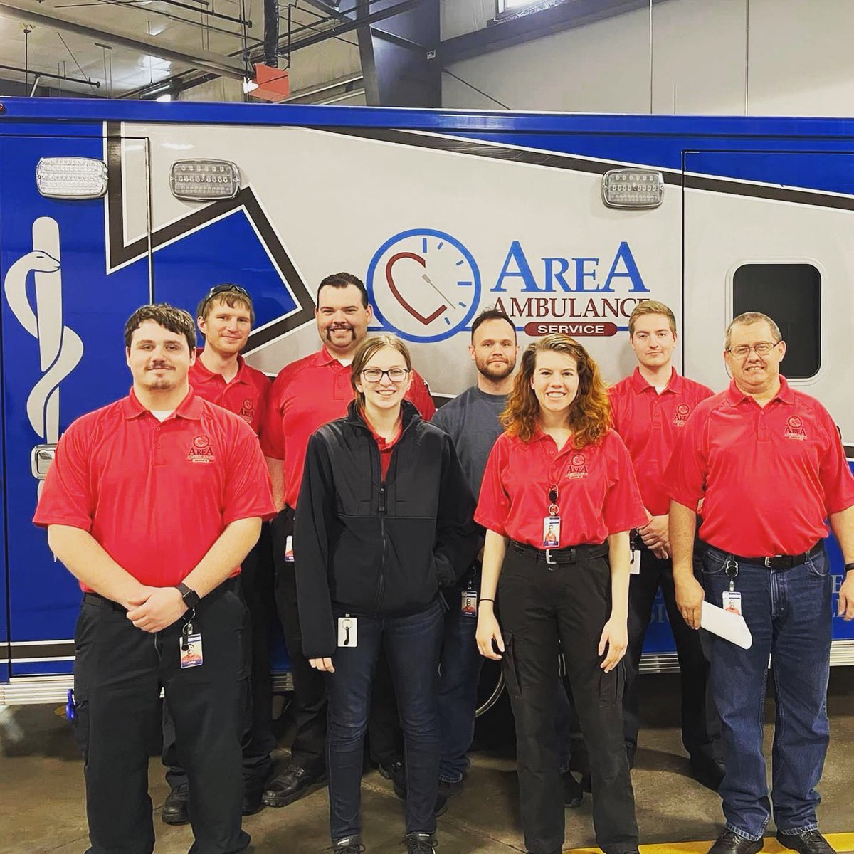 We have some fresh new faces here at Area Ambulance. If you see them around give them a shout out!