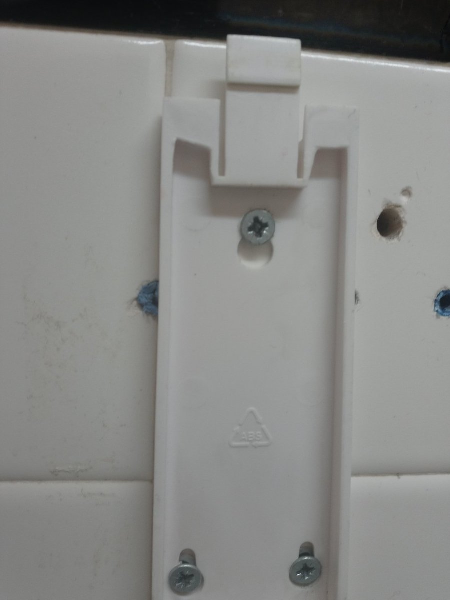 This is the bathroom where I found it these nails are it was the second bathroom an atom's day shelter and Washington DC there they are spy cams