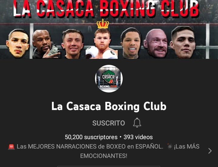 casacaboxing's tweet photo. ¡GRACIAS! 50.000 GRACIAS. 
#LaCasaca #CaneloBivol https://t.co/ITgMTUwIfV