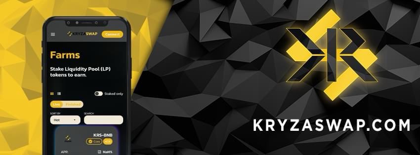 KryzaToken's tweet photo. KRYZA SWAP is the platform linked to KRYZA Network where tokens are listed from our partnerships. Those listed tokens will be stakeable and farmable too.
https://t.co/40FESUtKod
#kryza #kryzaswap #krs #krn #krx #cryptocurrency https://t.co/0Y9R3AYJKT
