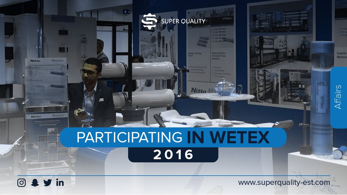 SuperQualityEst's tweet photo. It was our honour to participate in WTEX Dubai 

لقطات فريق سوبر كواليتي أثناء مُشاركتهم في معرض تكنولوجيا المياه والطاقة والبيئة (ويتيكس) ودبي للطاقة الشمسية.

E: sq@superquality-est.com
Trade@superquality-est.com
https://t.co/ewSWDCRBbM
+971504281182
#سوبركواليتي #SuperQuality https://t.co/YT1GaEeVJS