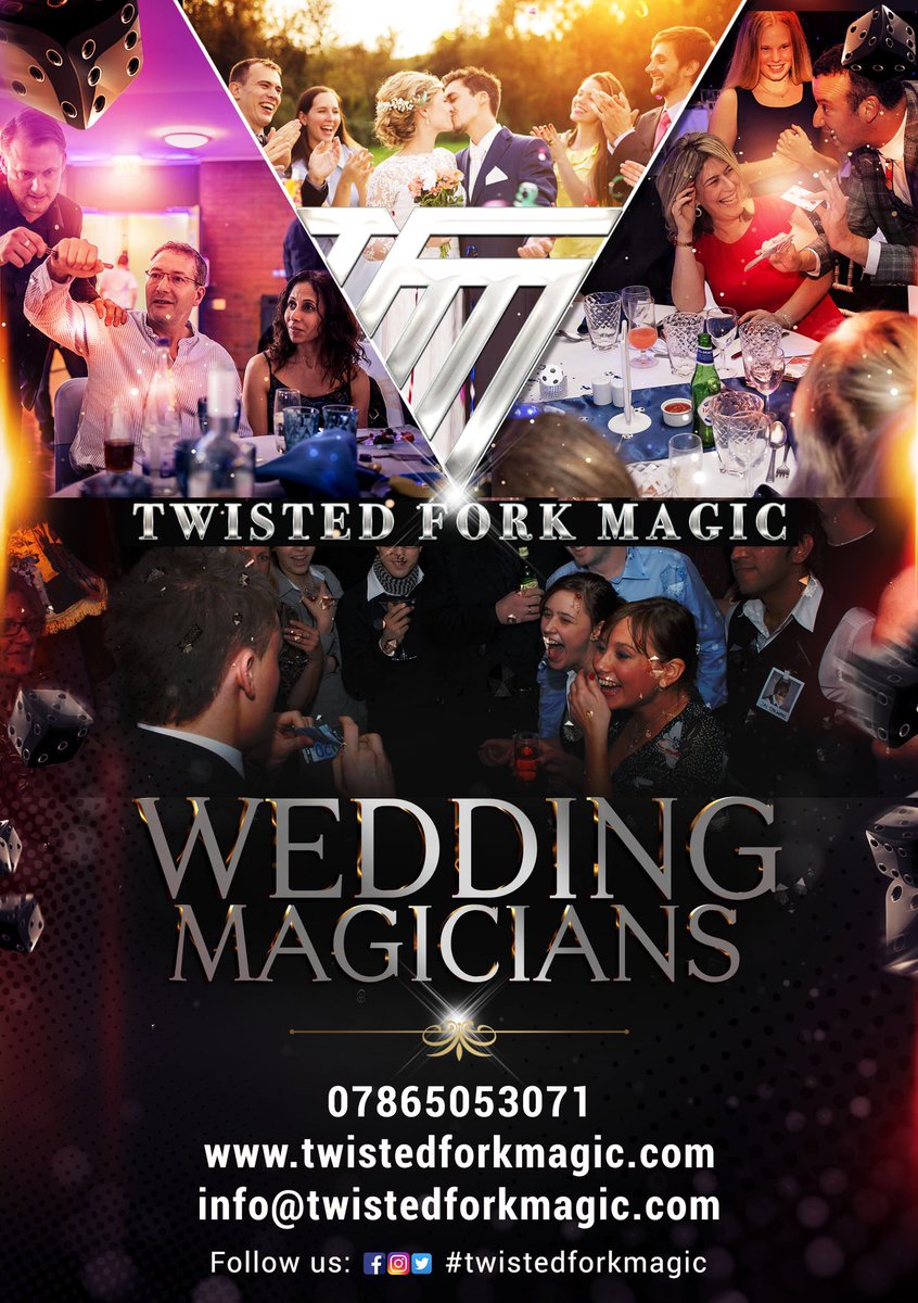twistedforkbar's tweet photo. WEDDING Magicians π«π₯ππͺ
Contact: info@twistedforkmagic.com
#magic #magician #twistedforkmagic #weddingday #wedding #entertainer #weddingplanner https://t.co/iS6EeEdYSo