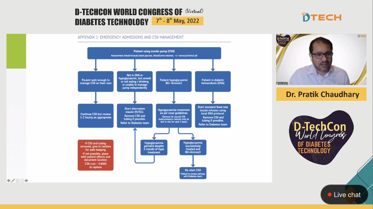 DTechCon's tweet photo. Dr. Pratik Chaudhary Talked at DtechCon2022 about Emergency Care Tips
Chaired by: Dr. Jothydev Kesavadev & Dr. Saurabh Mishra @jothydev @drpratikc @Rssdi_official @DiabetesAB @JDRFMinnesota
Attend Live: https://t.co/JCIjHVyr83
#Dtech #DtechCon2022 #diabetestechnology #healthTech https://t.co/yZQSqV57ni