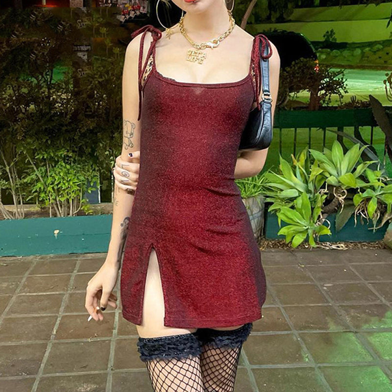Check out this product 😍 Women's Goth Punk Sleeveless Backless Red Party Dress 😍 
by Young Savage  starting at £17.60. 
Shop now 👉👉 bit.ly/3KUAh6v