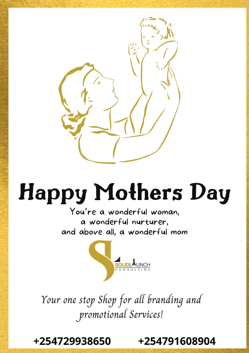 solidlaunch's tweet photo. Happy Mother’s Day to all the wonderful mums . You’re doing an amazing job https://t.co/Au4RdhzddH