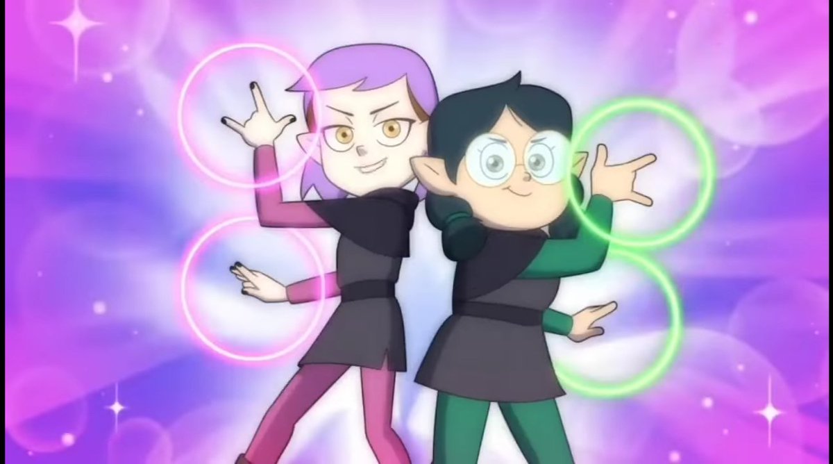 Amityblighty_ig's tweet photo. The power of FRIENDship��💚🤟🤟⚡ #TheOwlHouse #TOHSPOILERS #amity #willow https://t.co/QhhtQTNGnu