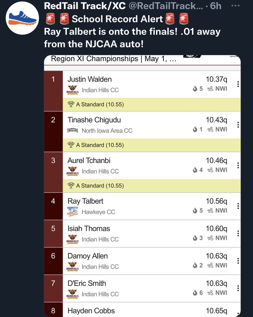 timmoses68's tweet photo. Trojan Nation: Please congratulate former Waterloo East track standout Ray Talbert…💨 https://t.co/BUBDG4DK8n