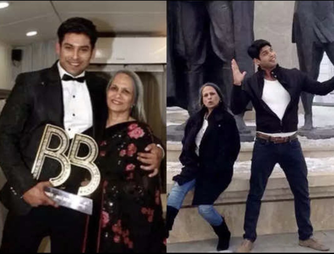 Jayu2772's tweet photo. Mother’s care, love &amp; affection is priceless. My most humble &amp; intelligent superstar #SidharhShukla had been raised by our strong Rita Aunty. On behalf of all @sidharth_shukla fans Happy #MothersDay to Rita Aunty &amp; to all super amazing selfless mothers. Spread love &amp; happiness❤️ https://t.co/a6wMjIPFa4