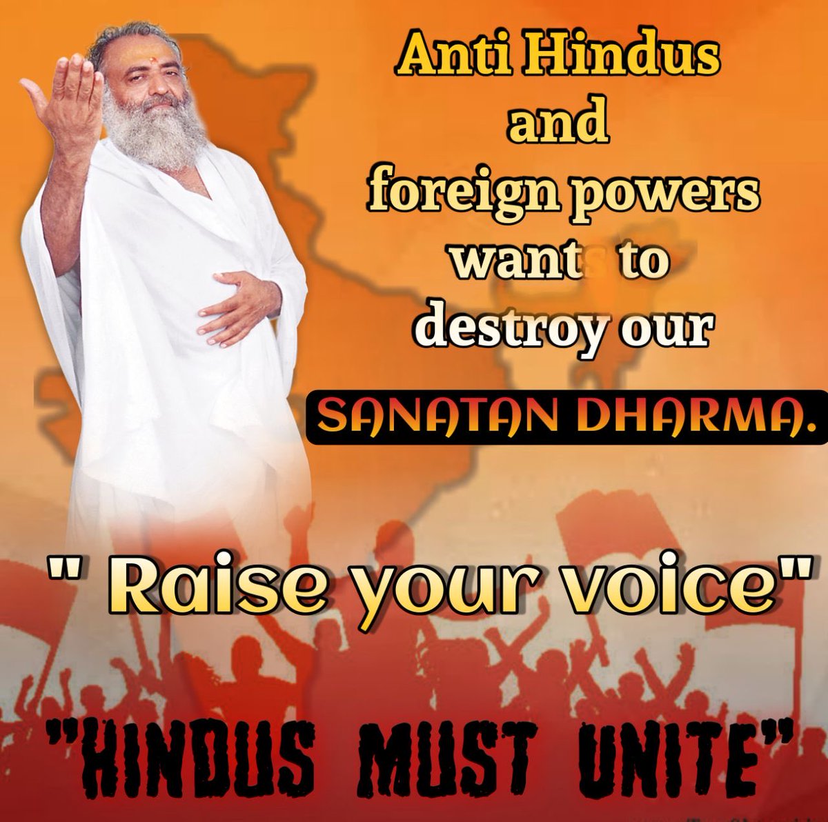 Every Alternate Day There Are News Of Violence Against Hindus. This Is Because Hindus Are Not United.  Time Has Come To Declare Assertively #StopViolenceAgainstHindus . As Also Told By Sant Shri Asharamji Bapu, Hindus Must Unite To Save Our Culture, Our Glory, Our Santan Dharma.