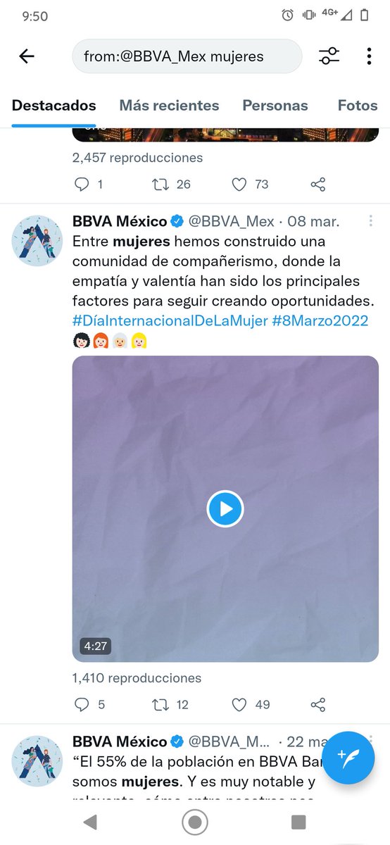 Alitabattle1's tweet photo. @BBVA_Mex te hago responsable por si me llega a pasar algo, mientras sigues felicitando a las mujeres en su día, tu banco no me ayuda en nada. https://t.co/Arw2HVIMpc