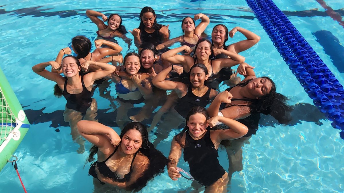 ZenyATC's tweet photo. @KSHAthletics Water Polo ends their season with more experience under their belt. Thanks for an exciting season, team! #HHSAATournament @KSHawaii #imuawarriors (Thank you Boys VB for coming out to support!) https://t.co/DHhI6aoHlN