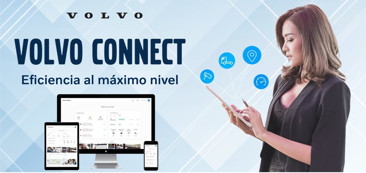 VolvoBusesCol's tweet photo. #Volvo Connect te dará acceso a los datos del vehículo y del conductor, donde podrás elegir diversos servicios adaptados a tu negocio y monitorear tu flota en tiempo real.

Con #VolvoConnect podrás administrar tu negocio de transporte de forma eficiente y fluida.
#StartConnecting https://t.co/SX2fiGwxcU
