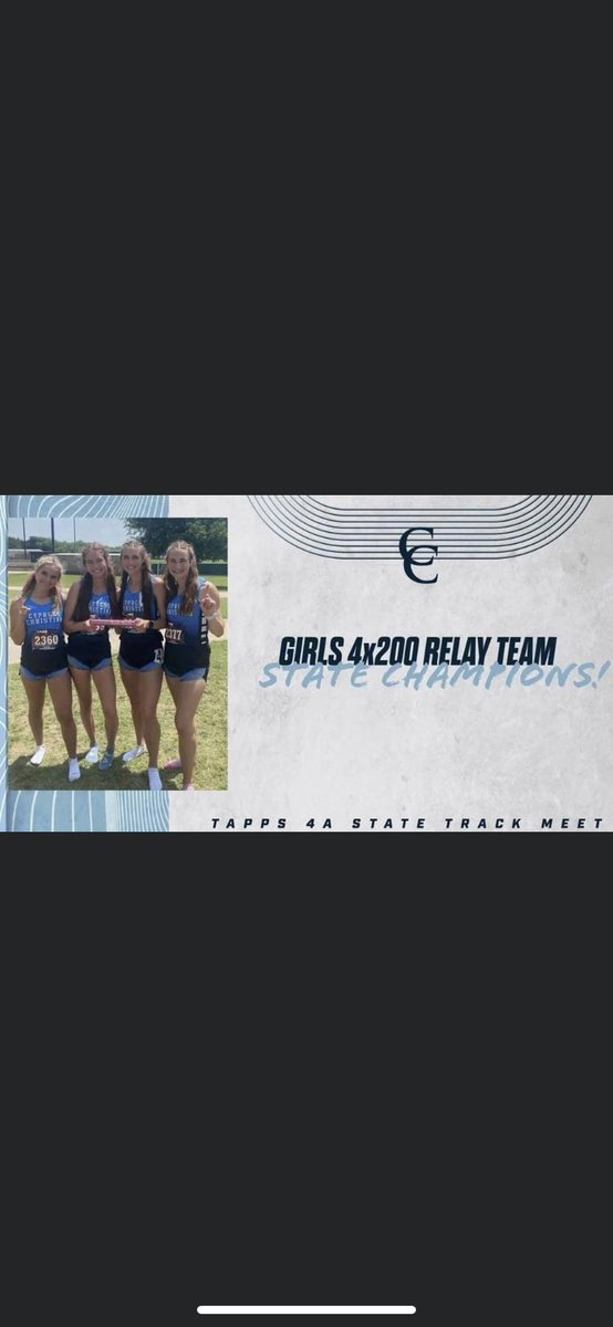 Great senior season <a href="/abbiehirth/">abbie hirth</a> way to finish strong and to all the Coaches and their support <a href="/CyChristian_Ath/">Cypress Christian Athletics</a> <a href="/jlelites/">jumpland</a>