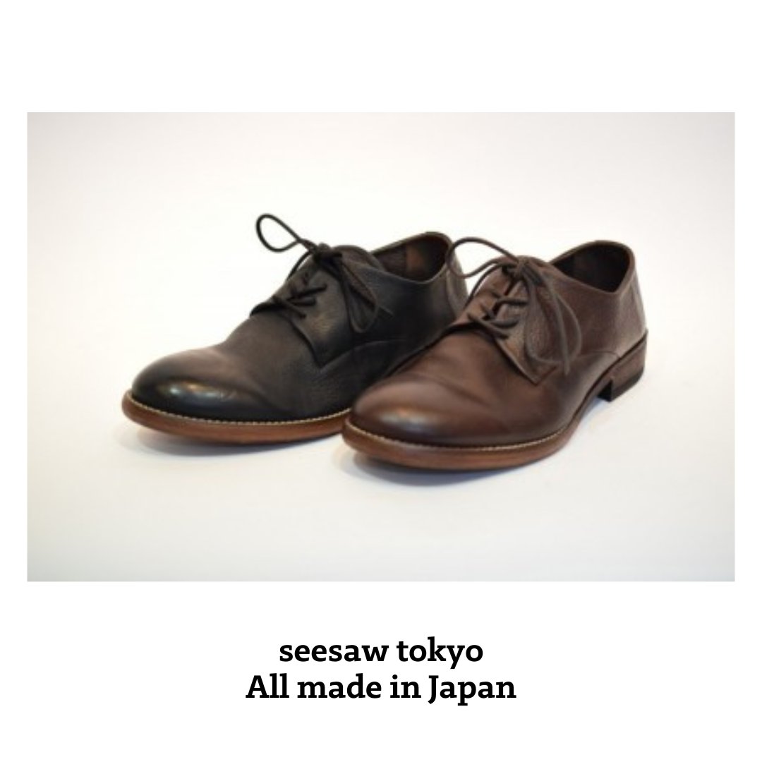 marchercher 費やさ （see saw）ヌバックドレスシューズ