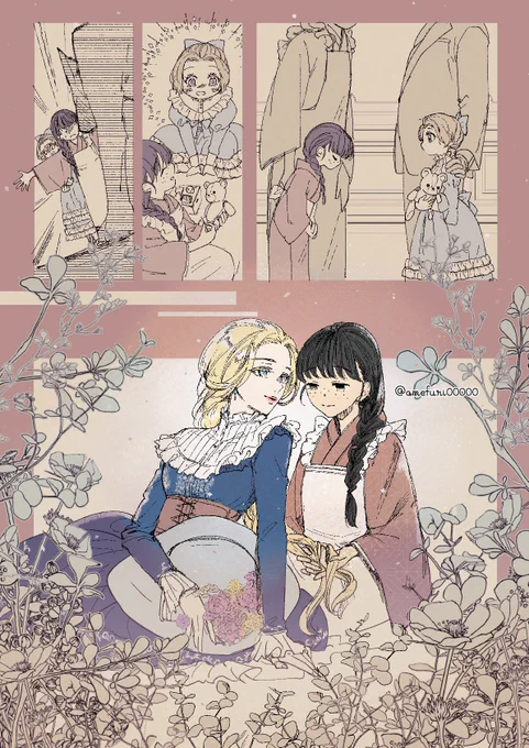 【GL】秘密の花園
#快晴_GL #創作百合 