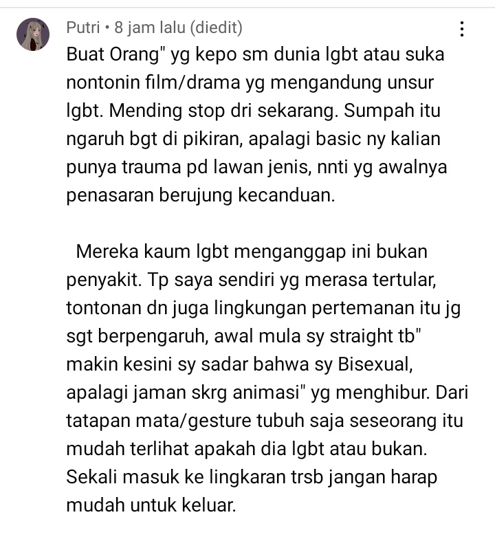 Partono_ADjem's tweet photo. Dpt komen yg bagus soal podcast close the door. Ini justru bukan dr kaum agamis, tp dr korban.
Closingnya keren:
"Kita punya cinta, tapi dunia punya norma" https://t.co/pIG6I2NbgA
