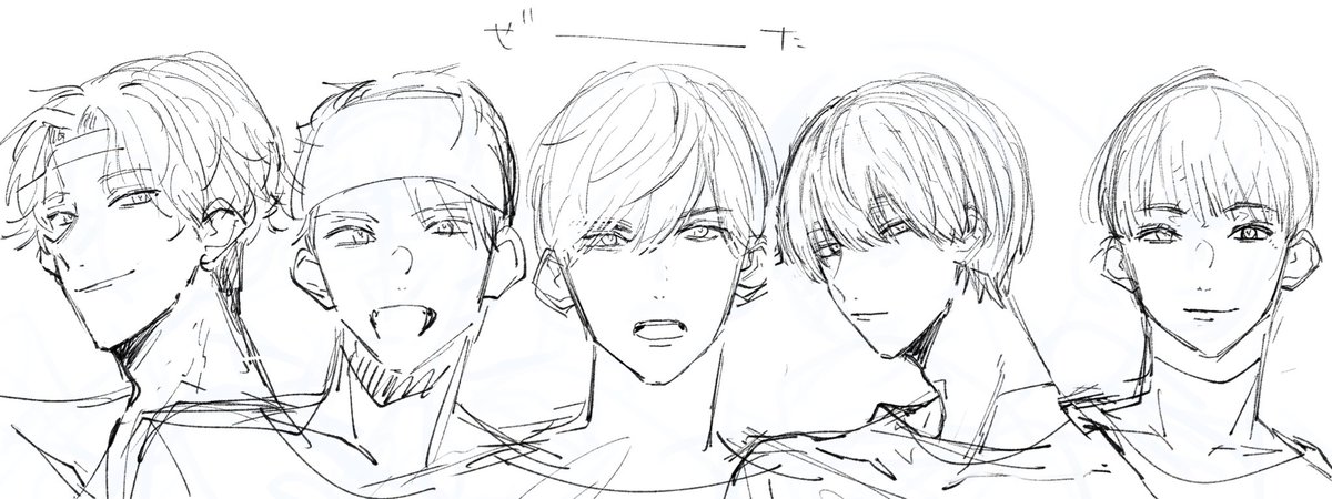 似せるのむずいけど楽しい トークショー見ながら描くぞ〜 