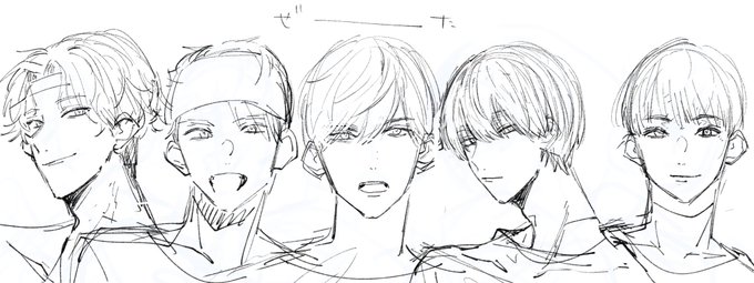 似せるのむずいけど楽しい トークショー見ながら描くぞ〜 