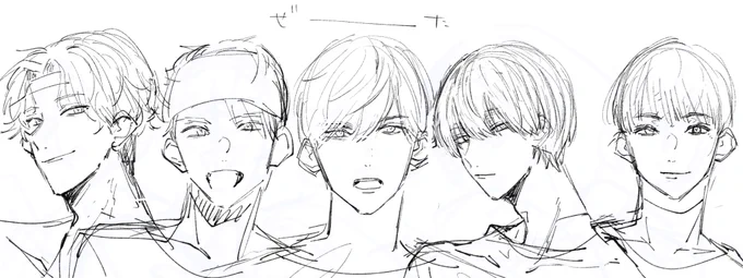 似せるのむずいけど楽しい トークショー見ながら描くぞ〜 