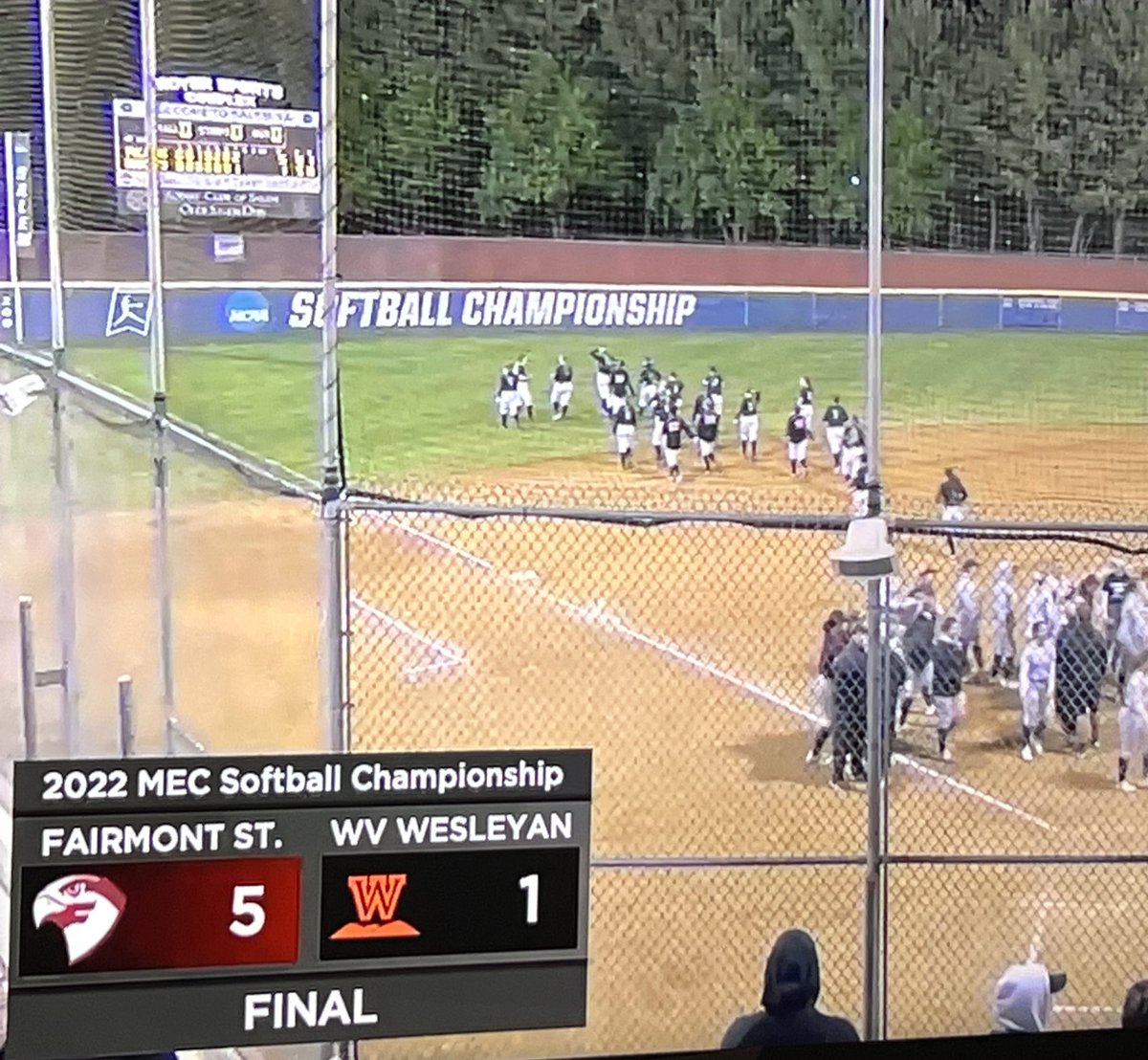 FairmontVball's tweet photo. Way to go @falconssftball!! Earning their way to the MEC Tournament Championship tomorrow! https://t.co/LQd9VXSZoj