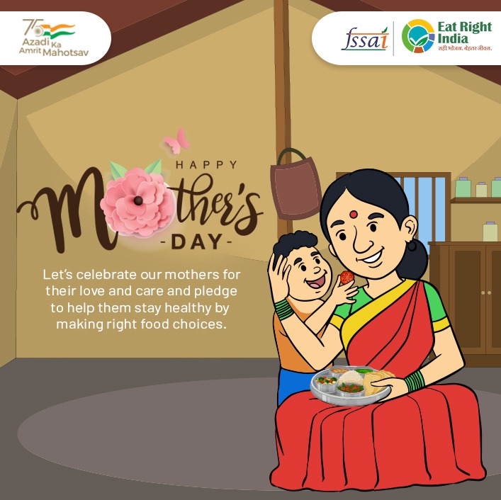 fssaiindia's tweet photo. Happy Mother's Day to all the Wonderful Mother's across the world!

 मातृ दिवस की हार्दिक शुभकामनाएं ।

#MothersDay #HappyMothersDay2022 

@MoHFW_INDIA @mygovindia @MIB_Hindi @AmritMahotsav https://t.co/sEKb3CGJZY