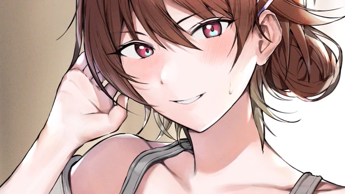 汗だくルームウェアの美琴さんhttps://t.co/OMwCuX9lsk 