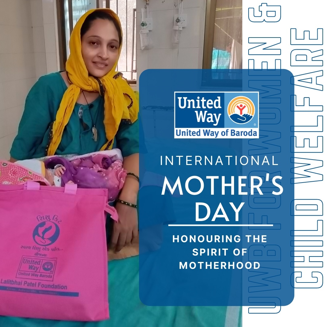WayBaroda's tweet photo. #Shishukit- A Safemotherhood and child survival -flagship Health Program by #UWB &amp; #LPFoundation

An honour to recognise the sacrifices and accomplishments of the Mothers.

A very joyful International Mother’s Day. 

#MothersDay #motherhood #UWBforwomenandchild #LiveUnited https://t.co/YXArDlejOu