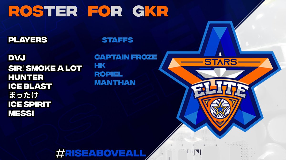 We gladly accept <a href="/GkrLeagues/">GKR Leagues</a> apac region invitation and hence are ready to brush off our team with everything we got.

Lets meet in the arena!