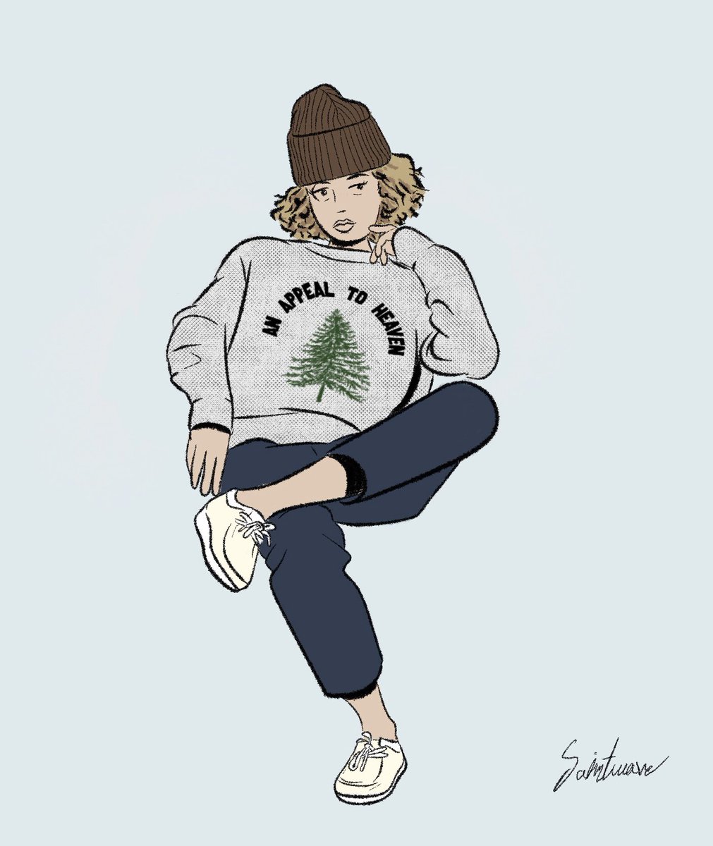 Saintwave33ad's tweet photo. An Appeal to Heaven 🌲crewneck sweatshirt available at link in bio. For all you patriots. https://t.co/lwPVNHErUu