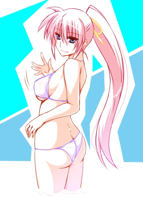 ちょ、ちょっとシグナム姉さん、
そんな刺激的な格好されたら辛抱できなく
なっちゃうじゃあないですかっ!
ちょっと人気のないところ行きましょう^^ 